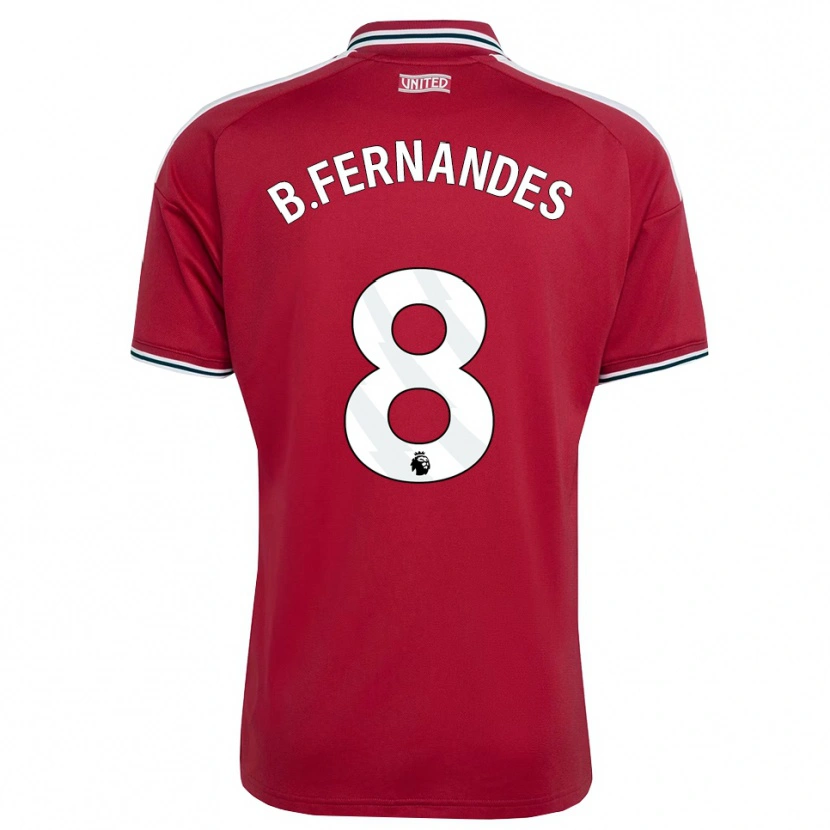 Danxen Herren Bruno Fernandes #8 Rot Gelb Weiß Heimtrikot Trikot 2026/27 T-Shirt Schweiz