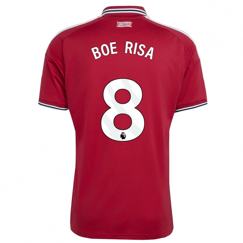 Danxen Herren Vilde Boe Risa #8 Rot Gelb Weiß Heimtrikot Trikot 2026/27 T-Shirt Schweiz