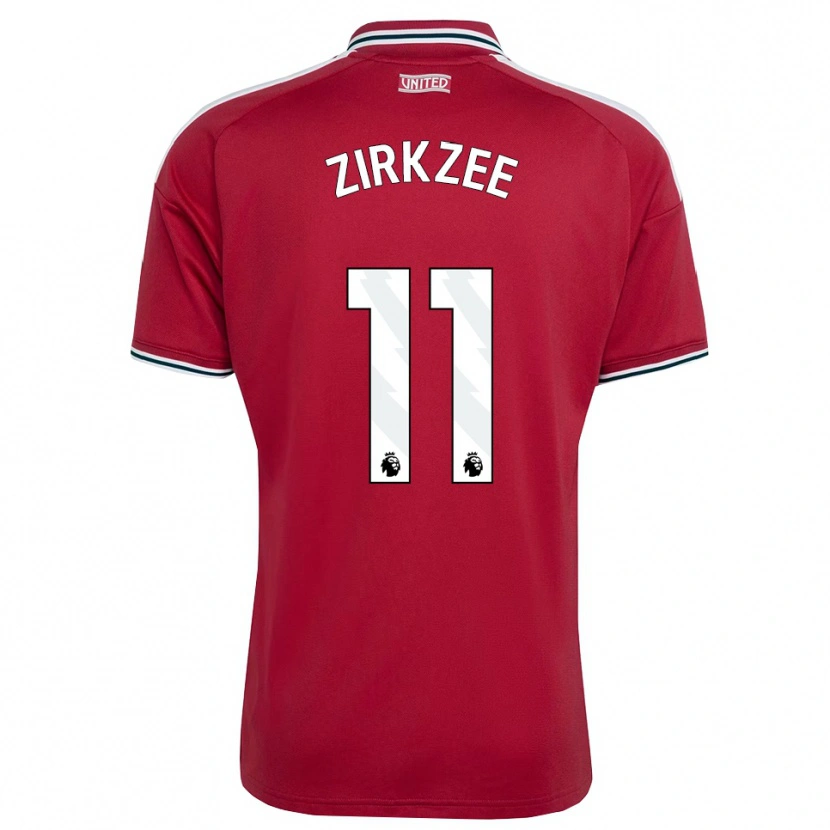 Danxen Herren Joshua Zirkzee #11 Rot Gelb Weiß Heimtrikot Trikot 2026/27 T-Shirt Schweiz