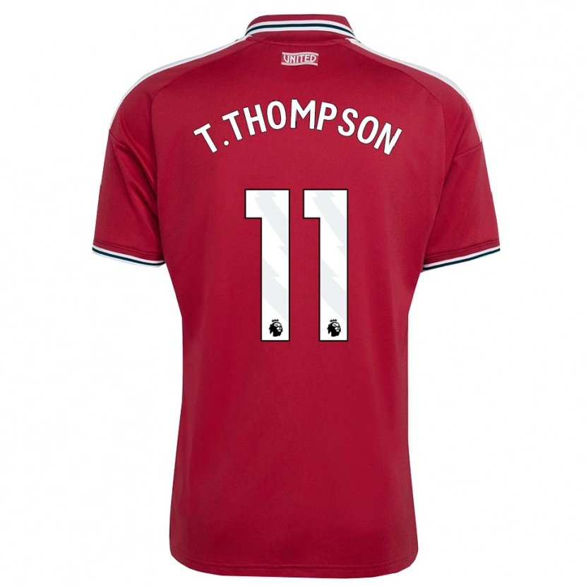 Danxen Herren Tynan Thompson #11 Rot Gelb Weiß Heimtrikot Trikot 2026/27 T-Shirt Schweiz