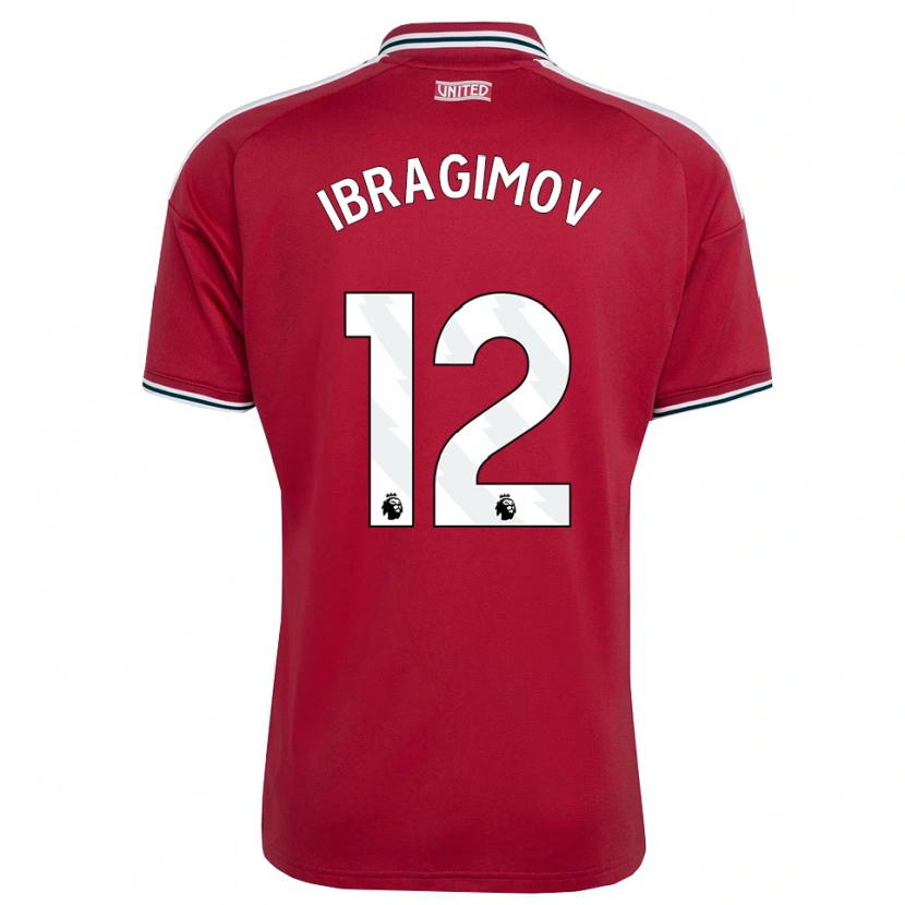 Danxen Herren Gazi Ibragimov #12 Rot Gelb Weiß Heimtrikot Trikot 2026/27 T-Shirt Schweiz