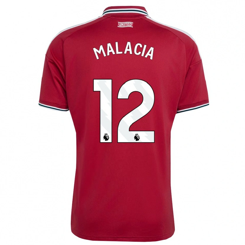 Danxen Herren Tyrell Malacia #12 Rot Gelb Weiß Heimtrikot Trikot 2026/27 T-Shirt Schweiz