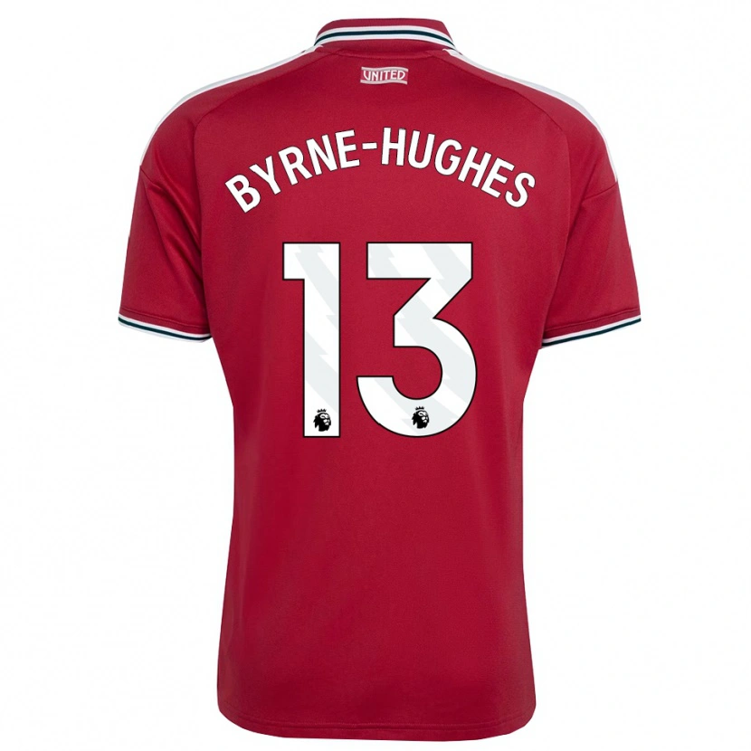 Danxen Herren Cameron Byrne-Hughes #13 Rot Gelb Weiß Heimtrikot Trikot 2026/27 T-Shirt Schweiz