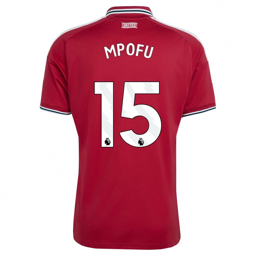 Danxen Herren Camron Mpofu #15 Rot Gelb Weiß Heimtrikot Trikot 2026/27 T-Shirt Schweiz