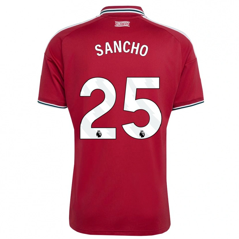 Danxen Herren Jadon Sancho #25 Rot Gelb Weiß Heimtrikot Trikot 2026/27 T-Shirt Schweiz