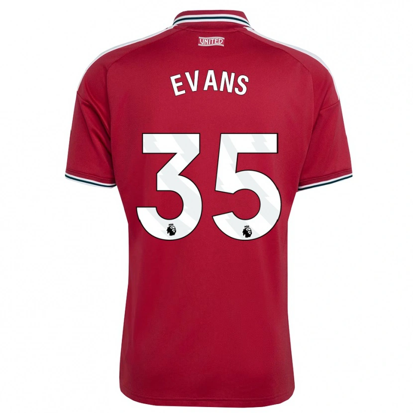 Danxen Herren Jonny Evans #35 Rot Gelb Weiß Heimtrikot Trikot 2026/27 T-Shirt Schweiz