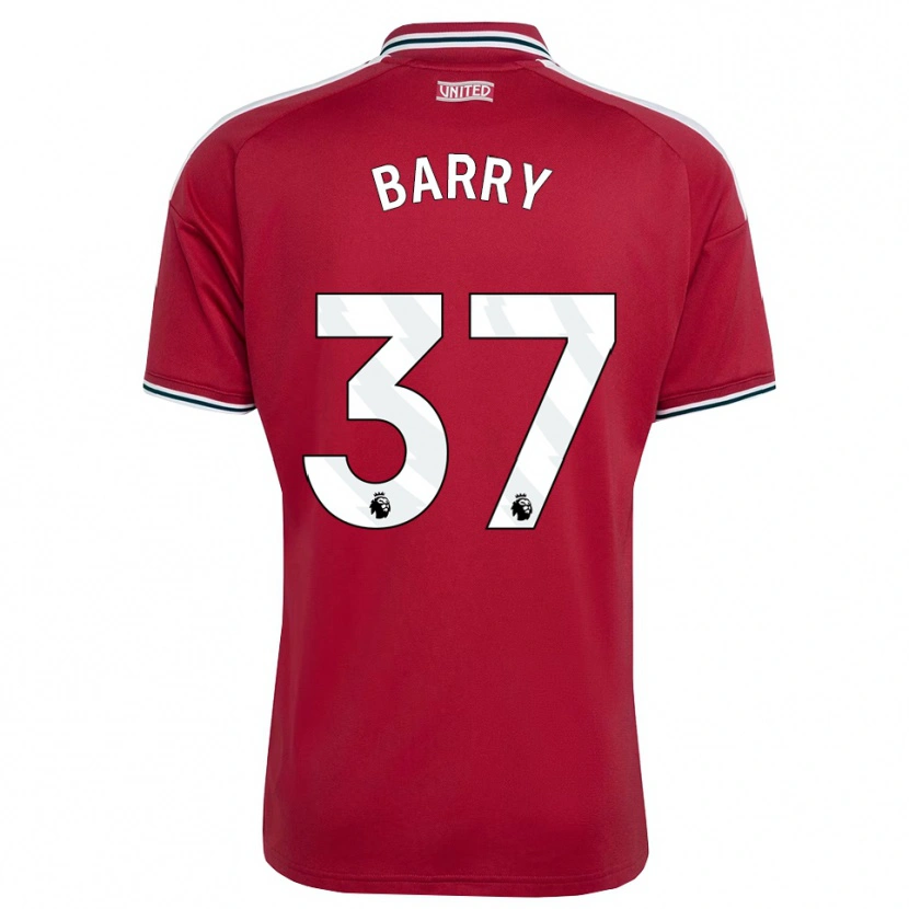 Danxen Herren Keira Barry #37 Rot Gelb Weiß Heimtrikot Trikot 2026/27 T-Shirt Schweiz