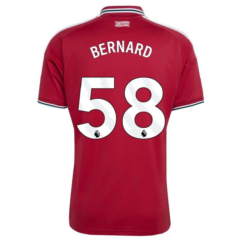 Danxen Herren Bernard #58 Rot Gelb Weiß Heimtrikot Trikot 2026/27 T-Shirt Schweiz