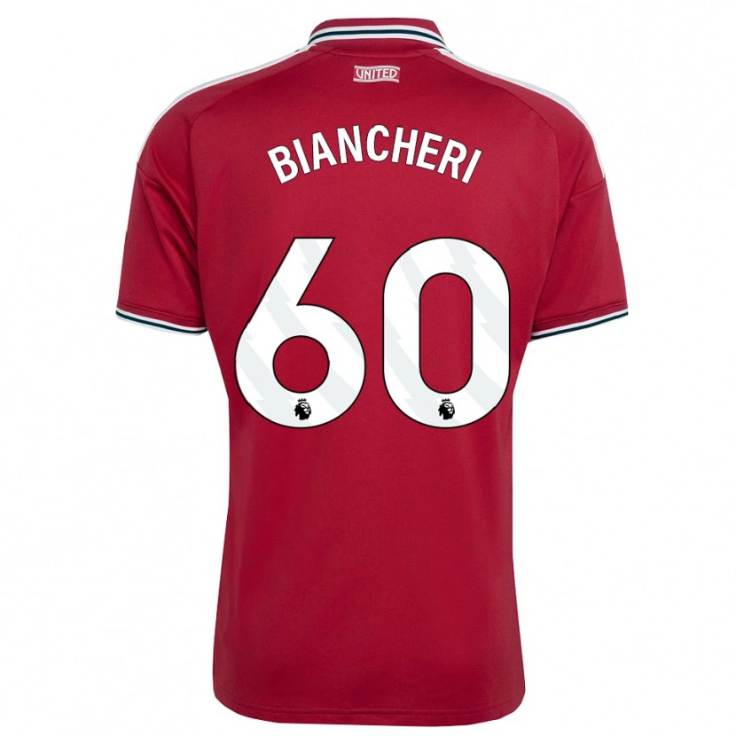 Danxen Herren Gabriele Biancheri #60 Rot Gelb Weiß Heimtrikot Trikot 2026/27 T-Shirt Schweiz