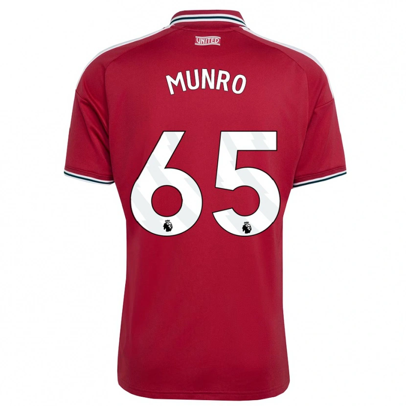 Danxen Herren Reece Munro #65 Rot Gelb Weiß Heimtrikot Trikot 2026/27 T-Shirt Schweiz