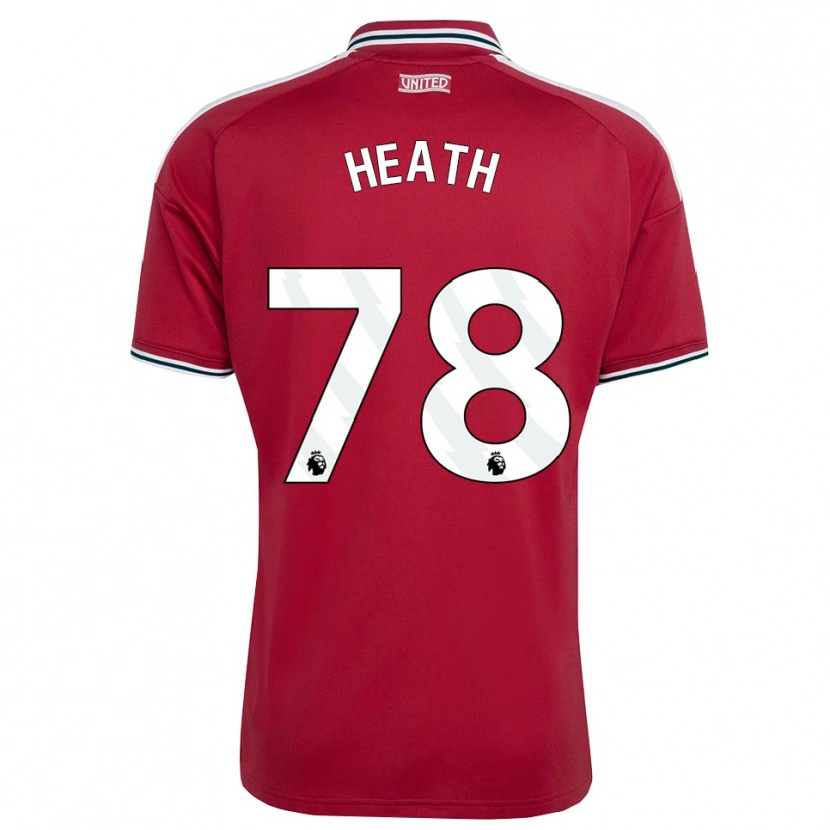 Danxen Herren Fred Heath #78 Rot Gelb Weiß Heimtrikot Trikot 2026/27 T-Shirt Schweiz