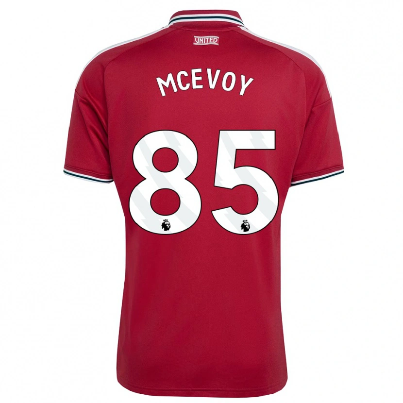 Danxen Herren Jay Mcevoy #85 Rot Gelb Weiß Heimtrikot Trikot 2026/27 T-Shirt Schweiz