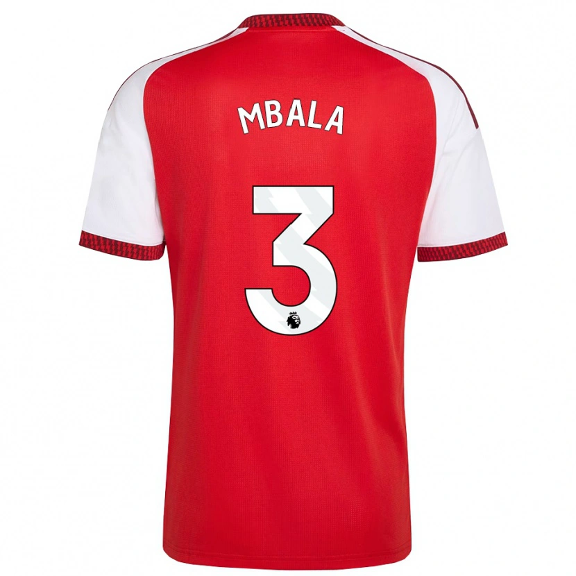 Danxen Herren Elyon Mbala #3 Rot Weiß Schwarz Heimtrikot Trikot 2026/27 T-Shirt Schweiz