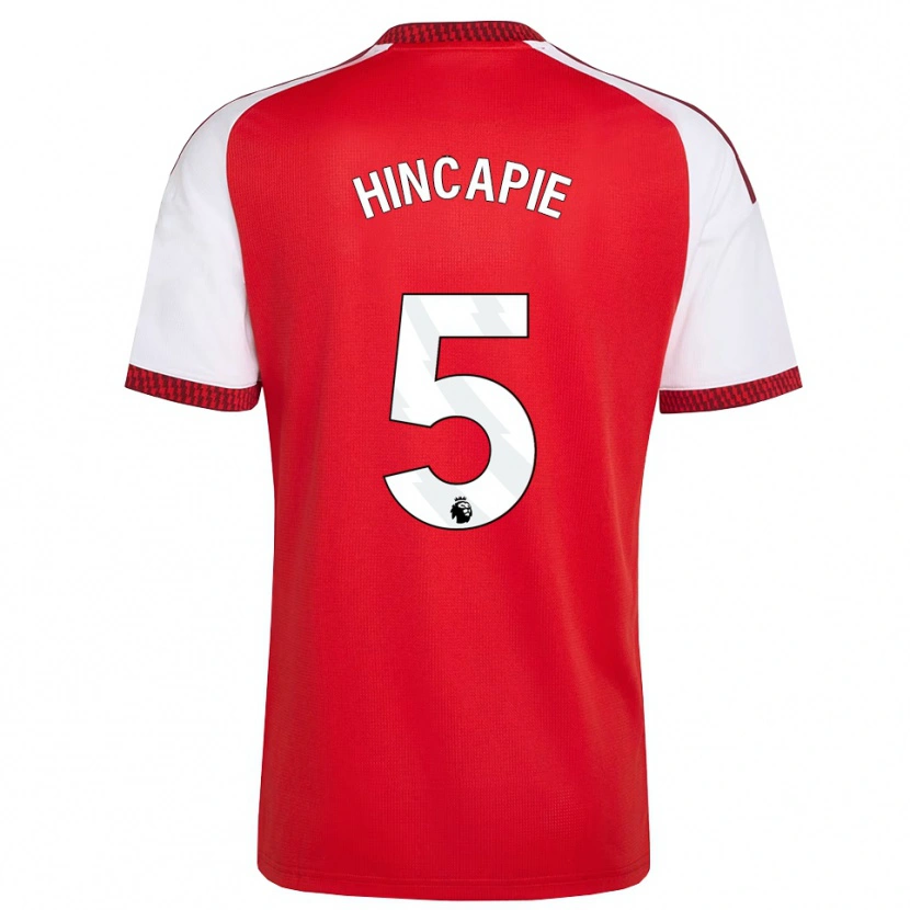 Danxen Herren Piero Hincapié #5 Rot Weiß Schwarz Heimtrikot Trikot 2026/27 T-Shirt Schweiz
