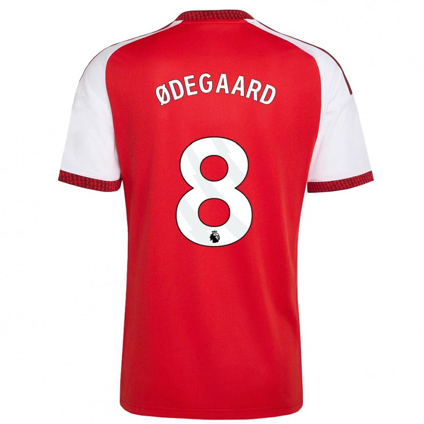 Danxen Herren Martin Ødegaard #8 Rot Weiß Schwarz Heimtrikot Trikot 2026/27 T-Shirt Schweiz