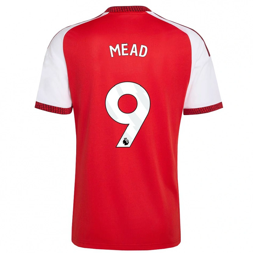 Danxen Herren Beth Mead #9 Rot Weiß Schwarz Heimtrikot Trikot 2026/27 T-Shirt Schweiz