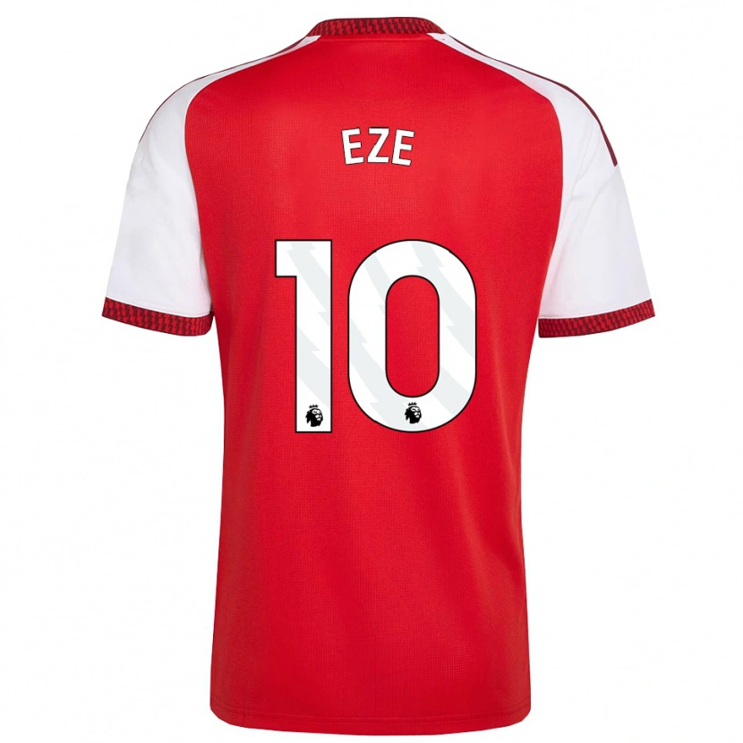 Danxen Herren Eberechi Eze #10 Rot Weiß Schwarz Heimtrikot Trikot 2026/27 T-Shirt Schweiz