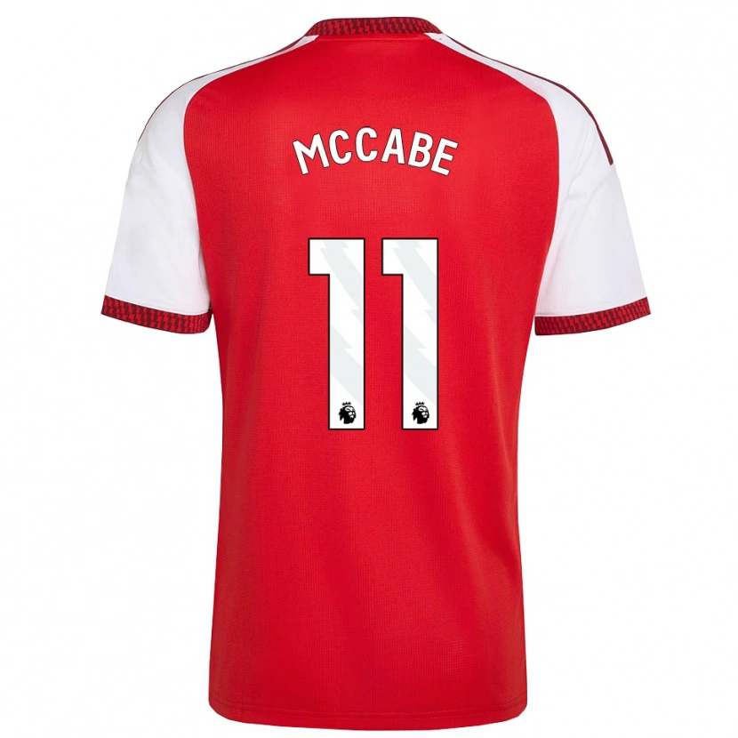 Danxen Herren Katie Mccabe #11 Rot Weiß Schwarz Heimtrikot Trikot 2026/27 T-Shirt Schweiz