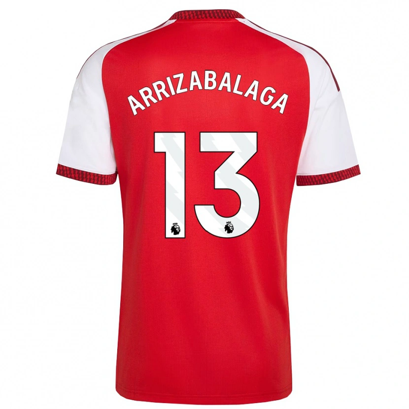 Danxen Herren Kepa Arrizabalaga #13 Rot Weiß Schwarz Heimtrikot Trikot 2026/27 T-Shirt Schweiz