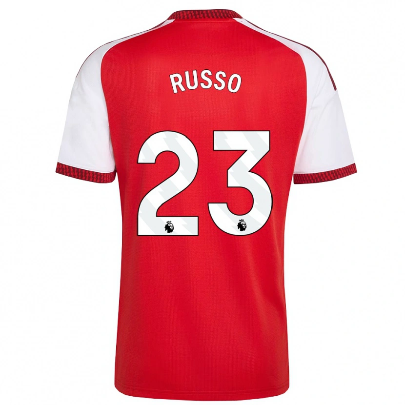 Danxen Herren Alessia Russo #23 Rot Weiß Schwarz Heimtrikot Trikot 2026/27 T-Shirt Schweiz
