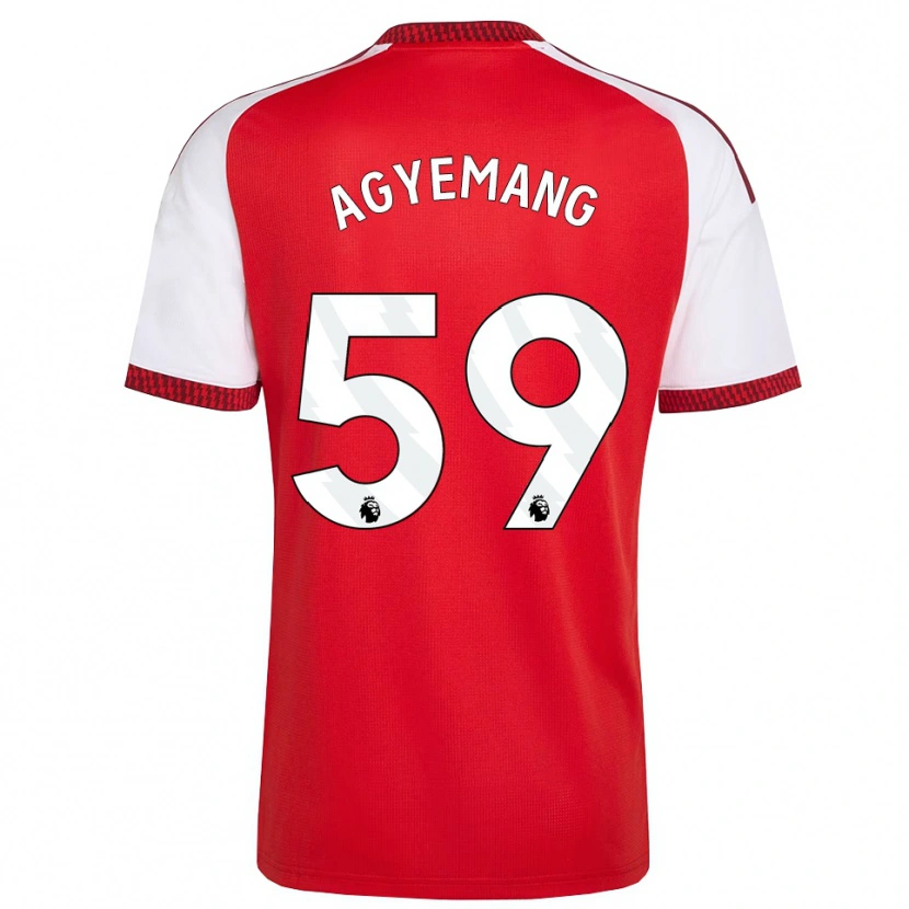 Danxen Herren Michelle Agyemang #59 Rot Weiß Schwarz Heimtrikot Trikot 2026/27 T-Shirt Schweiz