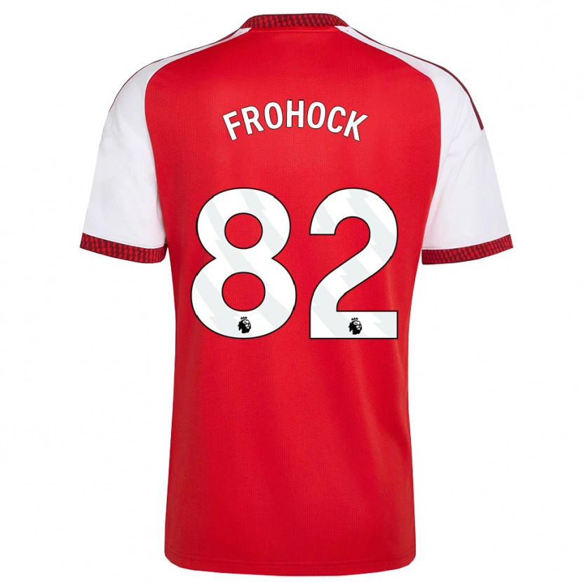 Danxen Herren Marley Frohock #82 Rot Weiß Schwarz Heimtrikot Trikot 2026/27 T-Shirt Schweiz