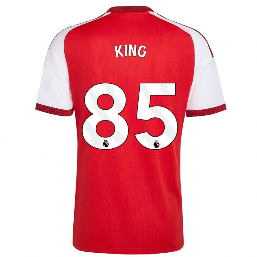 Danxen Herren Josiah King #85 Rot Weiß Schwarz Heimtrikot Trikot 2026/27 T-Shirt Schweiz