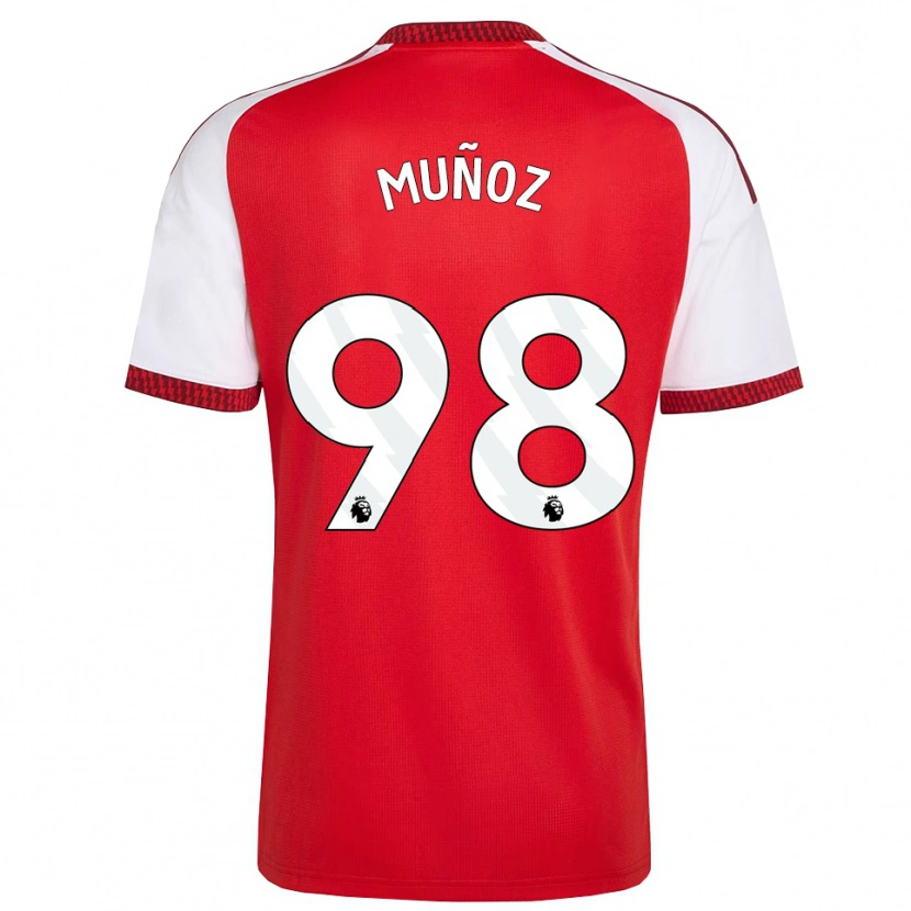 Danxen Herren Luis Muñoz #98 Rot Weiß Schwarz Heimtrikot Trikot 2026/27 T-Shirt Schweiz