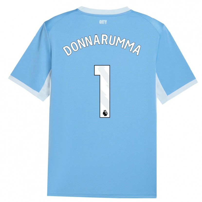Danxen Herren Gianluigi Donnarumma #1 Hellhimmelblau Weiß Heimtrikot Trikot 2026/27 T-Shirt Schweiz