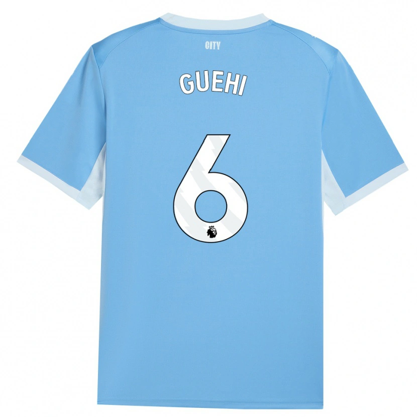 Danxen Herren Marc Guéhi #6 Hellhimmelblau Weiß Heimtrikot Trikot 2026/27 T-Shirt Schweiz