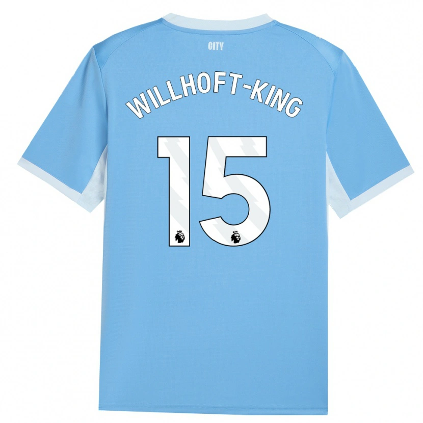 Danxen Herren Han Willhoft-King #15 Hellhimmelblau Weiß Heimtrikot Trikot 2026/27 T-Shirt Schweiz