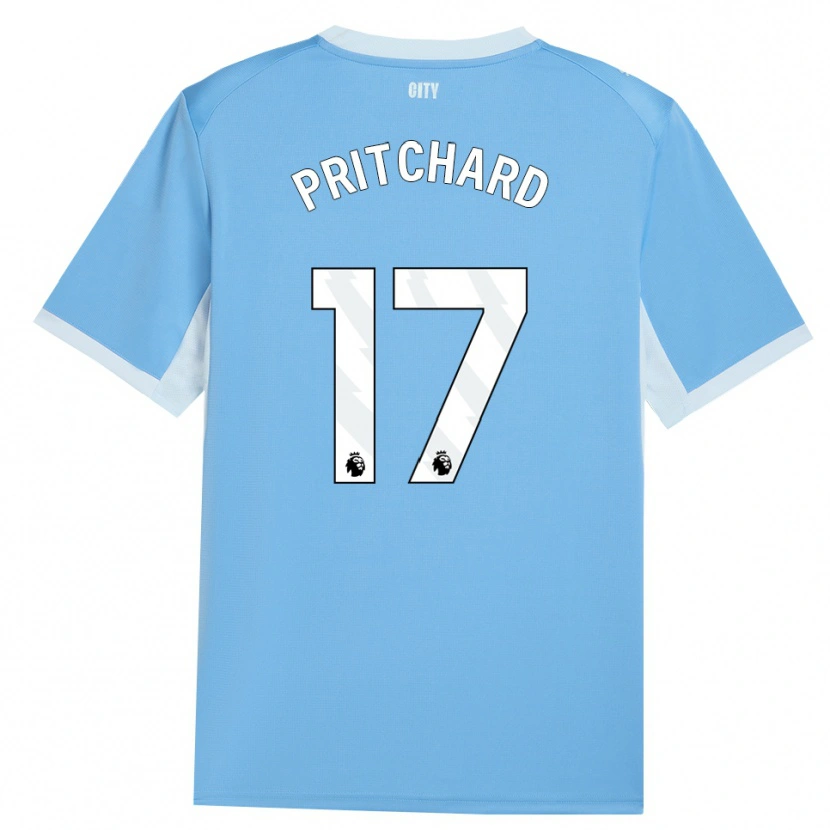 Danxen Herren Poppy Pritchard #17 Hellhimmelblau Weiß Heimtrikot Trikot 2026/27 T-Shirt Schweiz