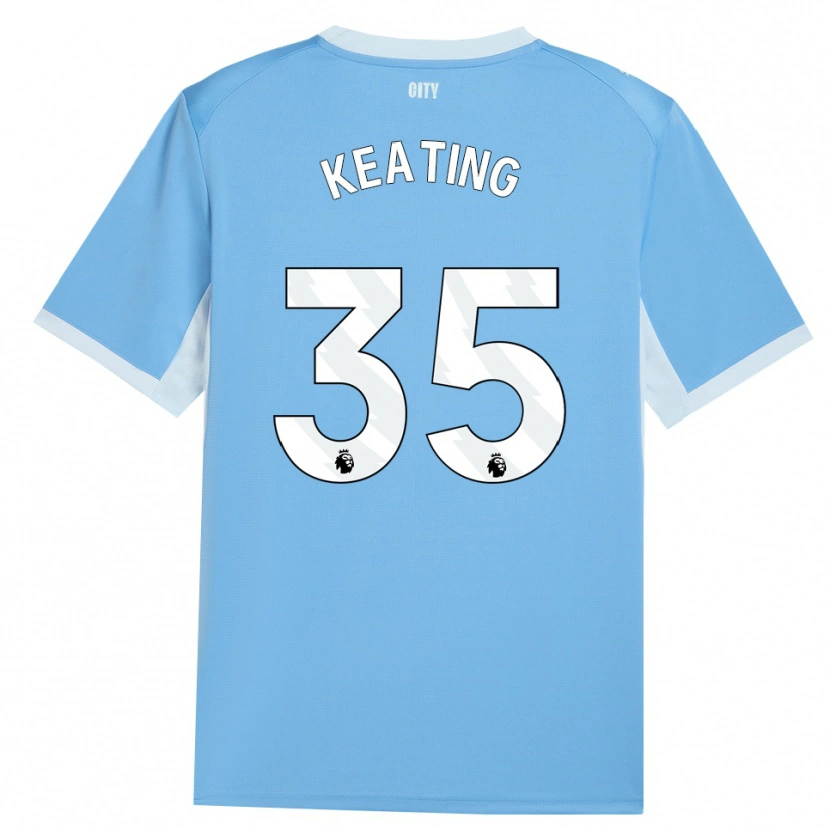 Danxen Herren Khiara Keating #35 Hellhimmelblau Weiß Heimtrikot Trikot 2026/27 T-Shirt Schweiz