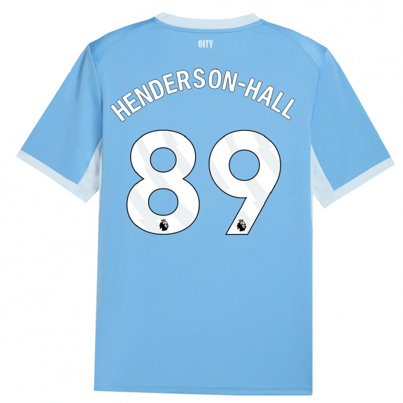 Danxen Herren Matty Henderson-Hall #89 Hellhimmelblau Weiß Heimtrikot Trikot 2026/27 T-Shirt Schweiz