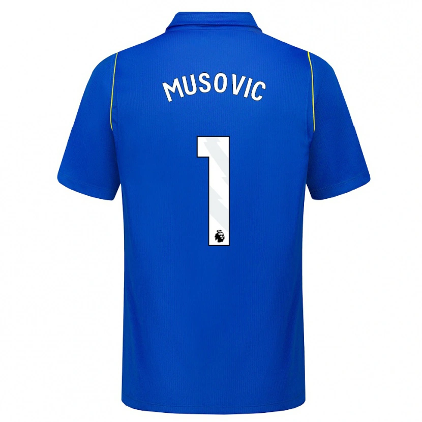 Danxen Herren Zecira Musovic #1 Blau Gelb Heimtrikot Trikot 2026/27 T-Shirt Schweiz
