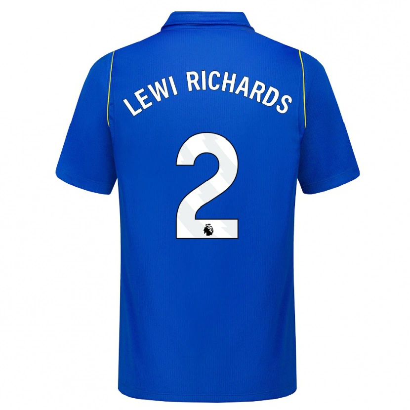 Danxen Herren Lewi Richards #2 Blau Gelb Heimtrikot Trikot 2026/27 T-Shirt Schweiz