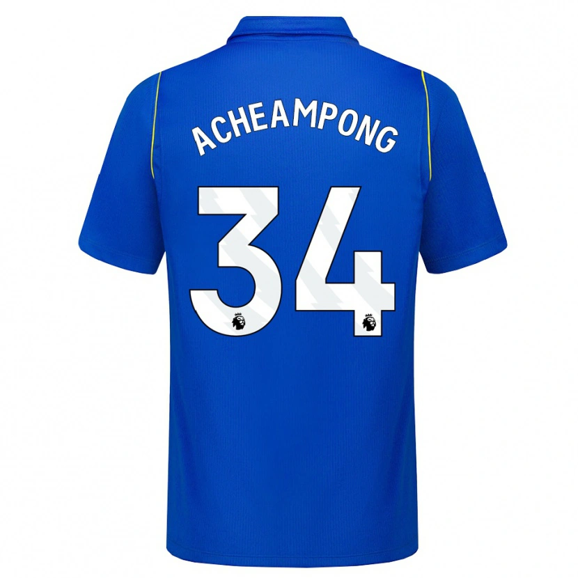 Danxen Herren Josh Acheampong #34 Blau Gelb Heimtrikot Trikot 2026/27 T-Shirt Schweiz
