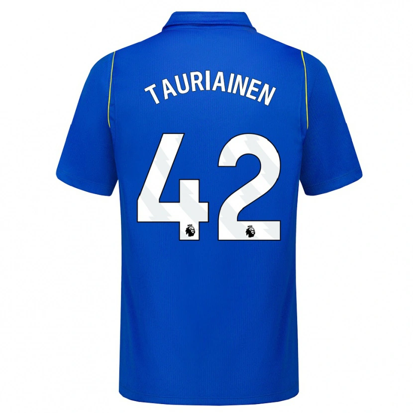 Danxen Herren Jimi Tauriainen #42 Blau Gelb Heimtrikot Trikot 2026/27 T-Shirt Schweiz
