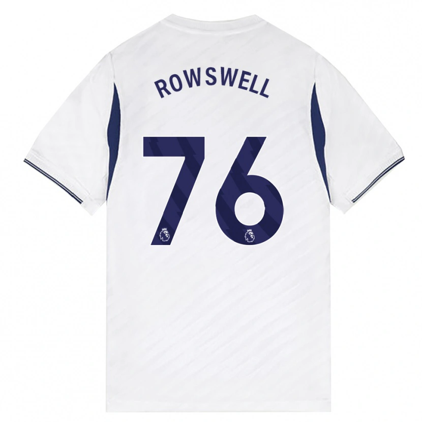 Danxen Herren James Rowswell #76 Weiß Rot Violett Heimtrikot Trikot 2026/27 T-Shirt Schweiz