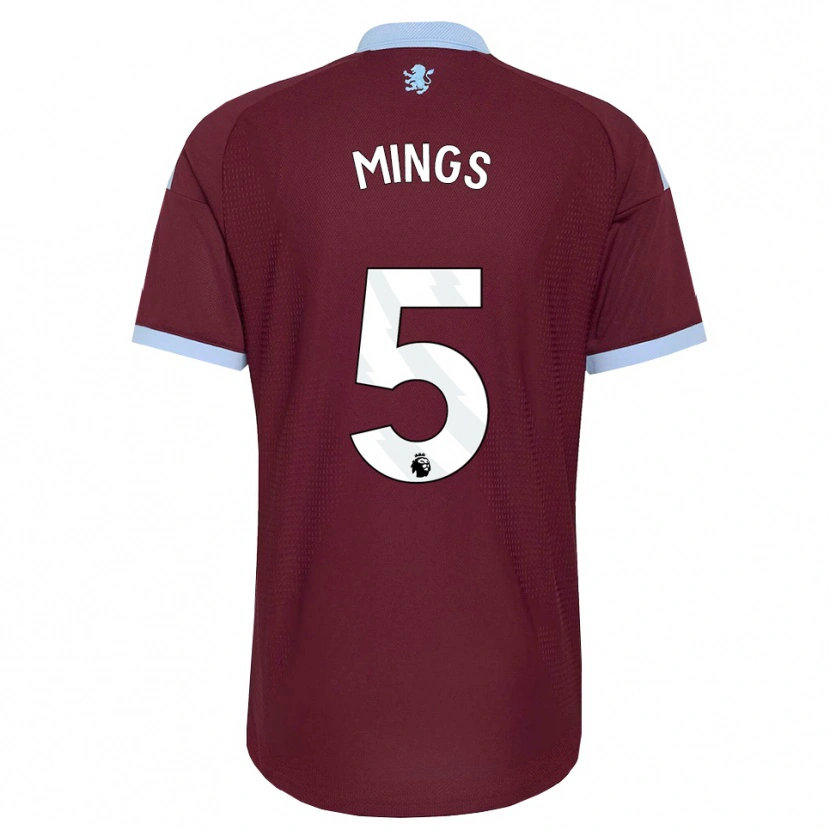Danxen Herren Tyrone Mings #5 Kornblumenblau Burgund Heimtrikot Trikot 2026/27 T-Shirt Schweiz