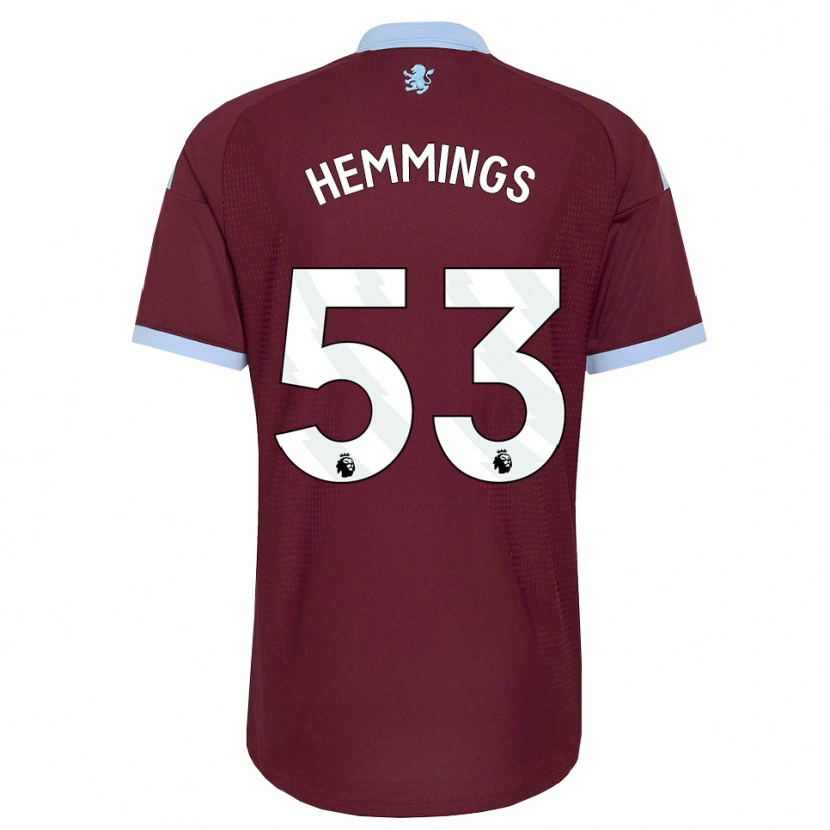 Danxen Herren George Hemmings #53 Kornblumenblau Burgund Heimtrikot Trikot 2026/27 T-Shirt Schweiz