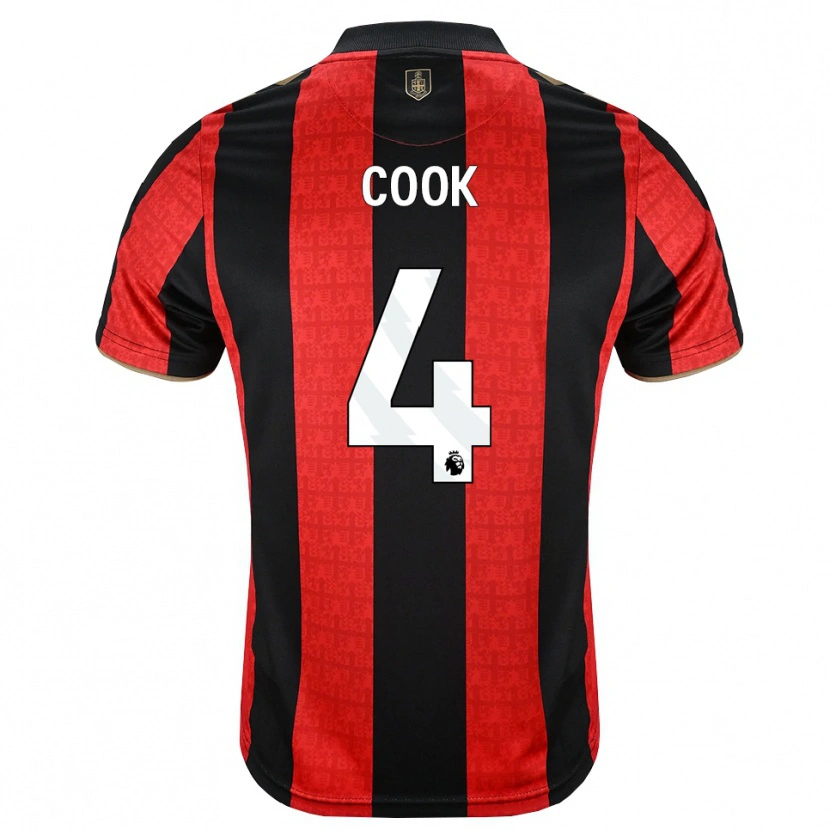 Danxen Herren Lewis Cook #4 Goldgelb Rot Schwarz Heimtrikot Trikot 2026/27 T-Shirt Schweiz