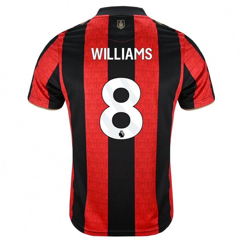 Danxen Herren Phoebe Williams #8 Goldgelb Rot Schwarz Heimtrikot Trikot 2026/27 T-Shirt Schweiz