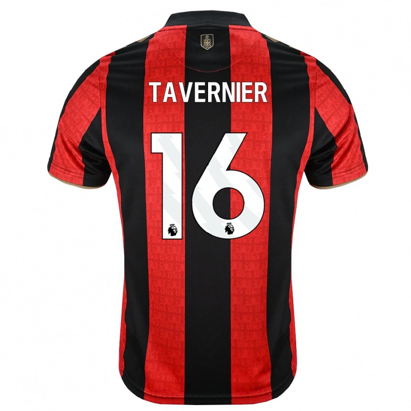 Danxen Herren Marcus Tavernier #16 Goldgelb Rot Schwarz Heimtrikot Trikot 2026/27 T-Shirt Schweiz