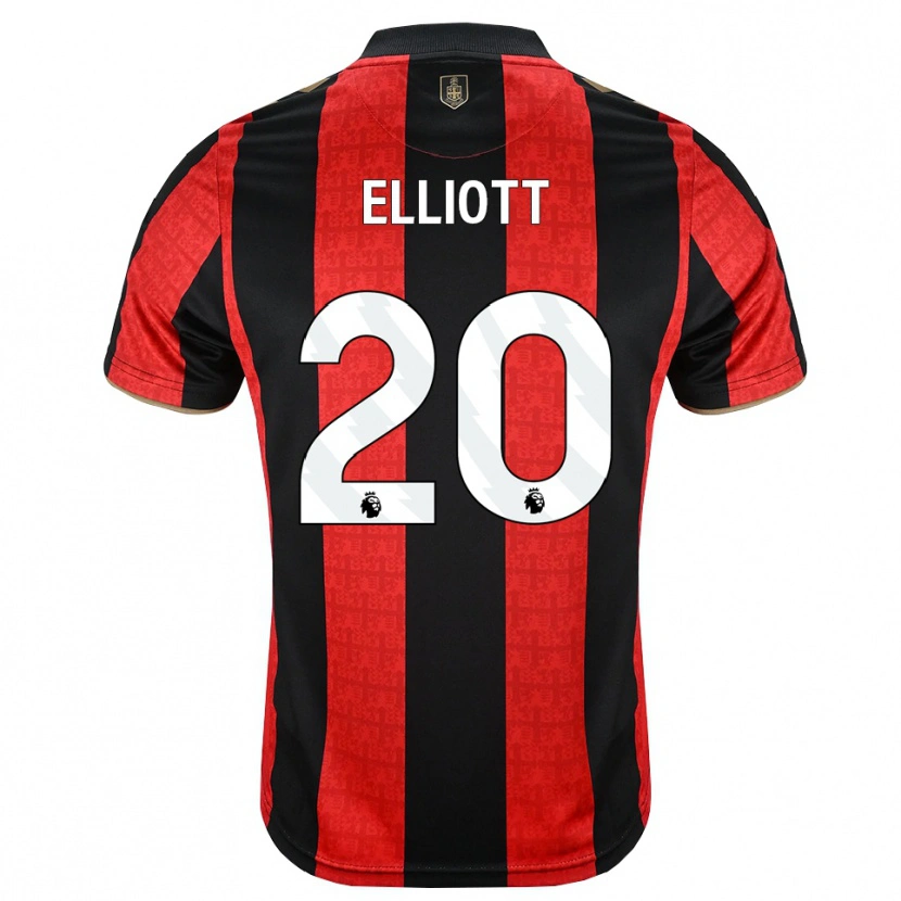 Danxen Herren Kaitlyn Elliott #20 Goldgelb Rot Schwarz Heimtrikot Trikot 2026/27 T-Shirt Schweiz