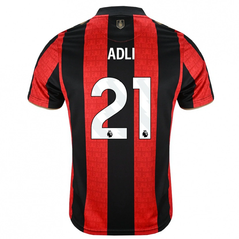 Danxen Herren Amine Adli #21 Goldgelb Rot Schwarz Heimtrikot Trikot 2026/27 T-Shirt Schweiz