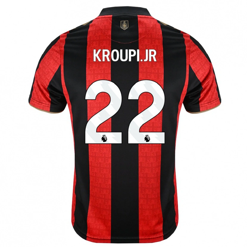 Danxen Herren Junior Kroupi #22 Goldgelb Rot Schwarz Heimtrikot Trikot 2026/27 T-Shirt Schweiz