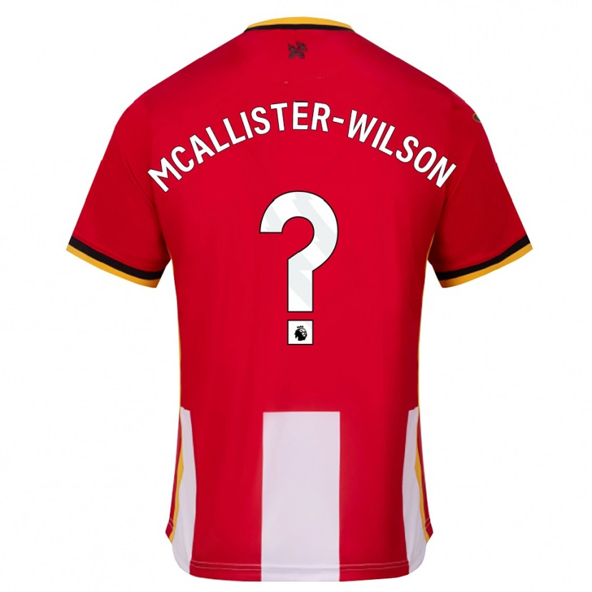 Danxen Herren Zack Mcallister-Wilson #0 Gelb Schwarz Rot Heimtrikot Trikot 2026/27 T-Shirt Schweiz