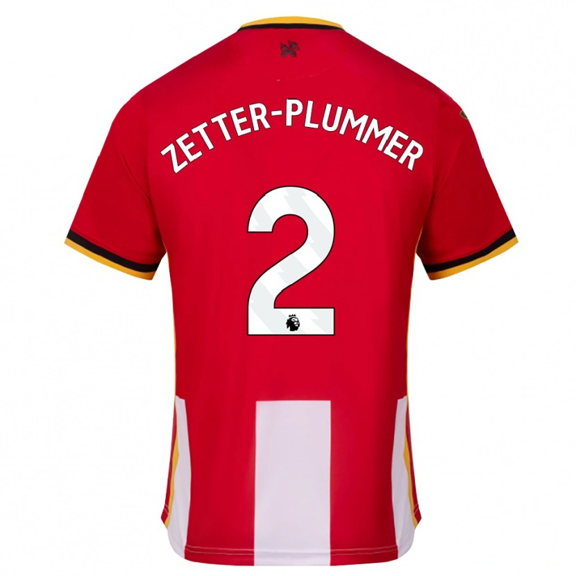 Danxen Herren Josh Zetter-Plummer #2 Gelb Schwarz Rot Heimtrikot Trikot 2026/27 T-Shirt Schweiz