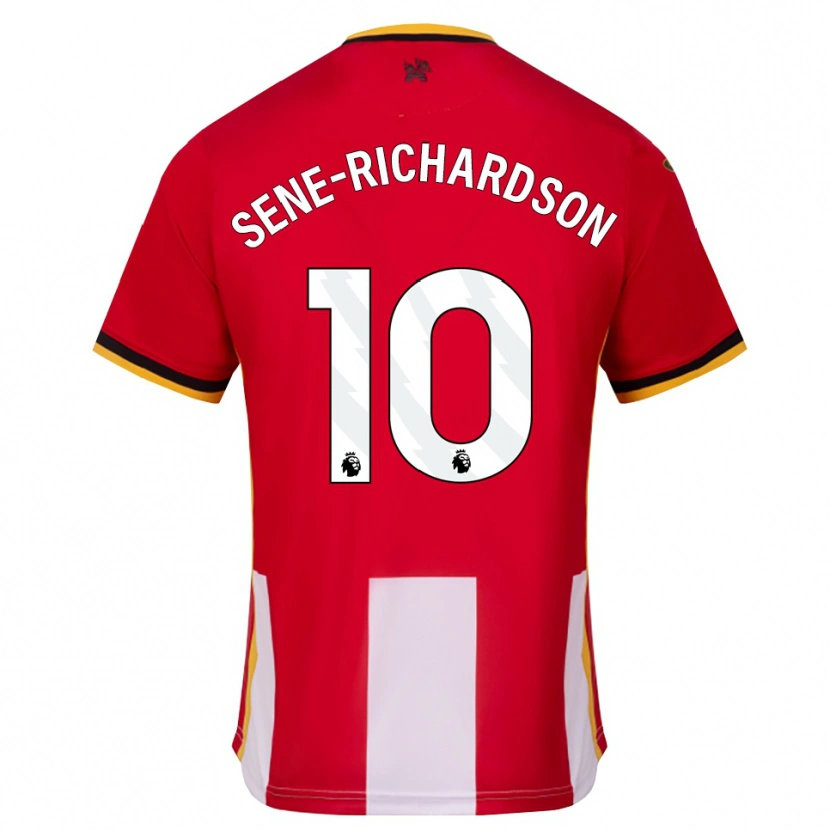 Danxen Herren Sam Sene-Richardson #10 Gelb Schwarz Rot Heimtrikot Trikot 2026/27 T-Shirt Schweiz